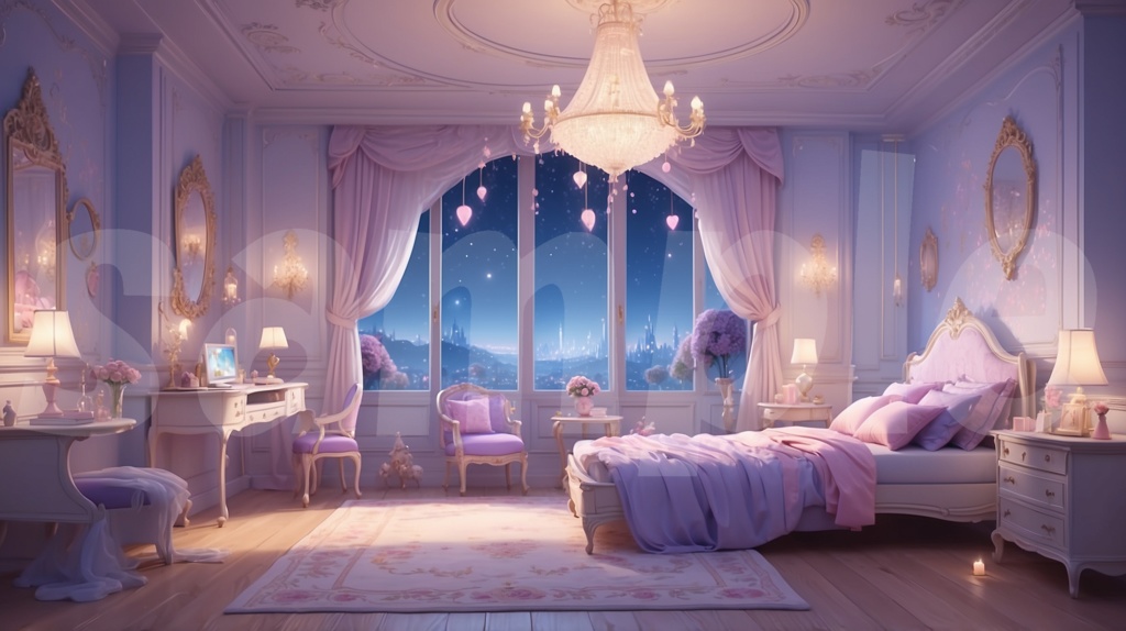 【お姫様のお部屋】5枚セット ゴージャス仕様