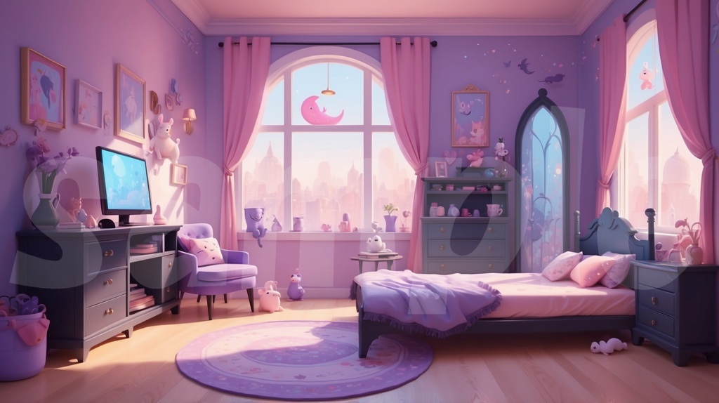 【女の子の部屋】6枚セット