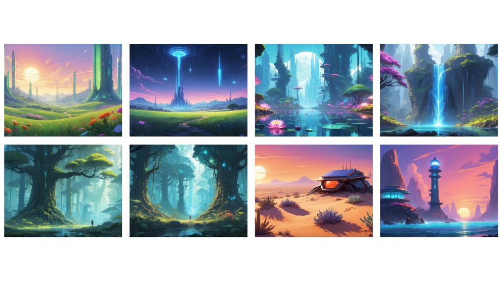 【サイバーパンク ランドスケープ】10枚セット