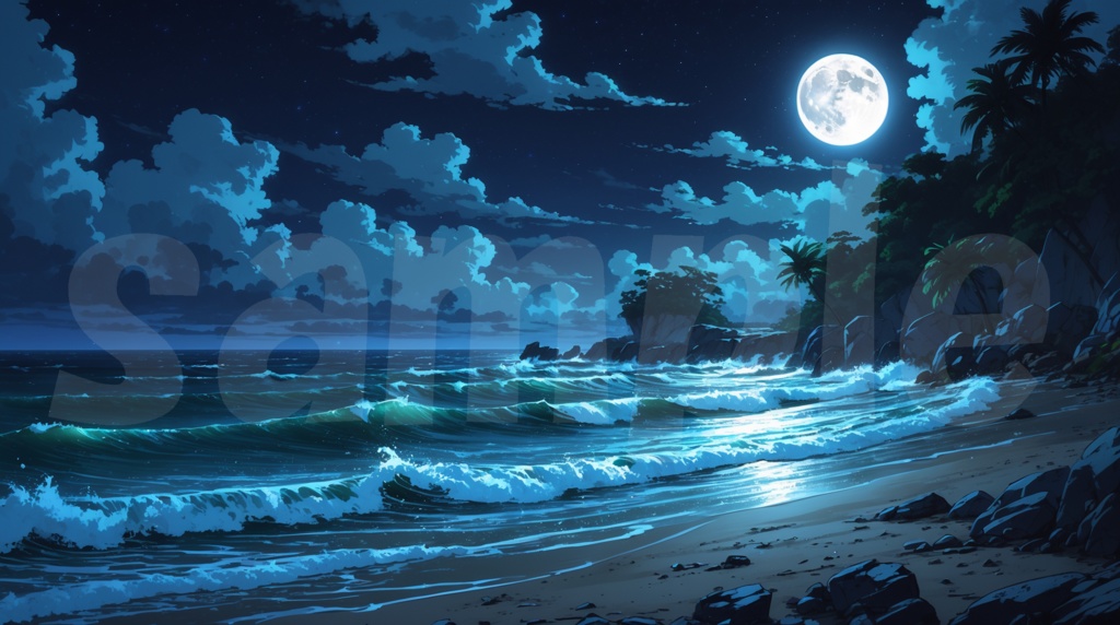 【海・浜辺・ビーチ】10枚セット