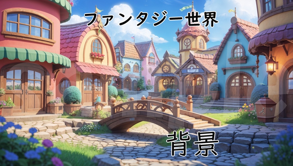 【ファンタジー世界　SDキャラ向け】30枚セット