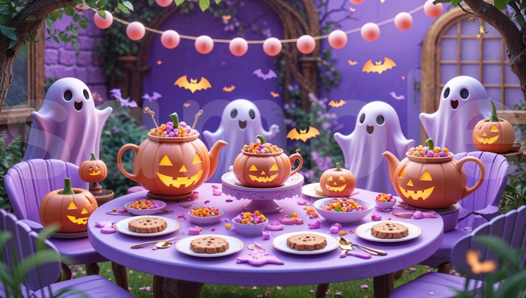 【ハロウィン背景】10枚セット