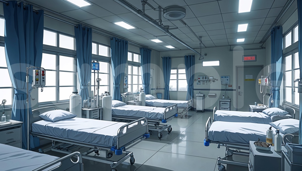 【病院背景】10枚セット