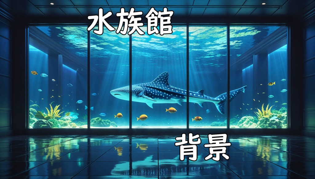【水族館背景】10枚セット