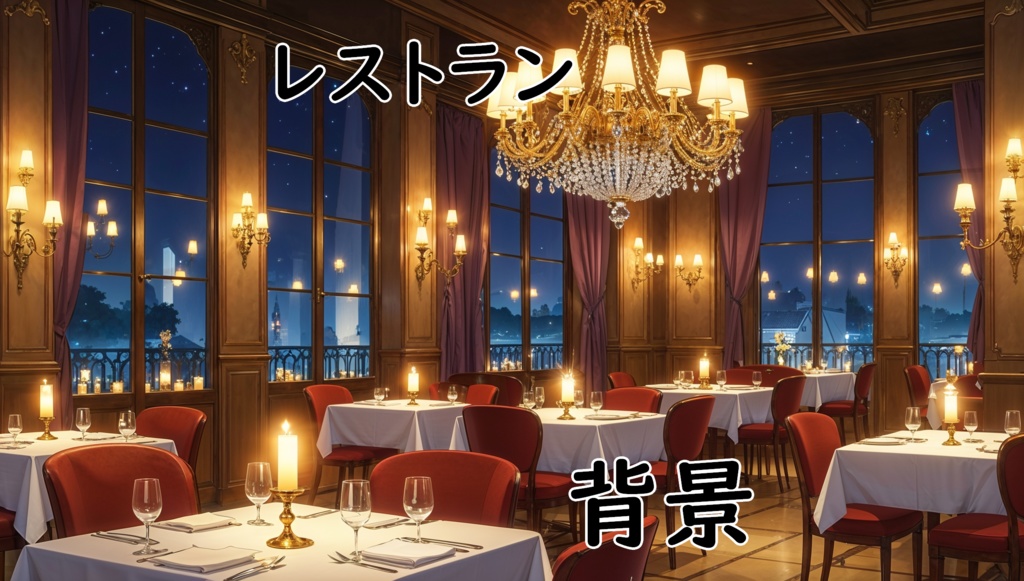 【レストラン背景】10枚セット