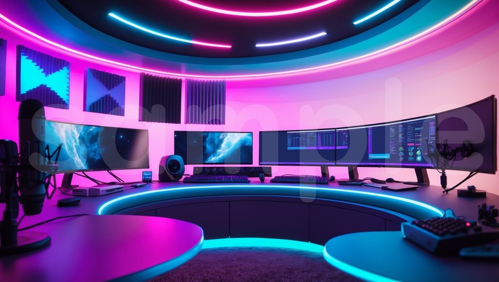 【近未来部屋02背景】10枚セット