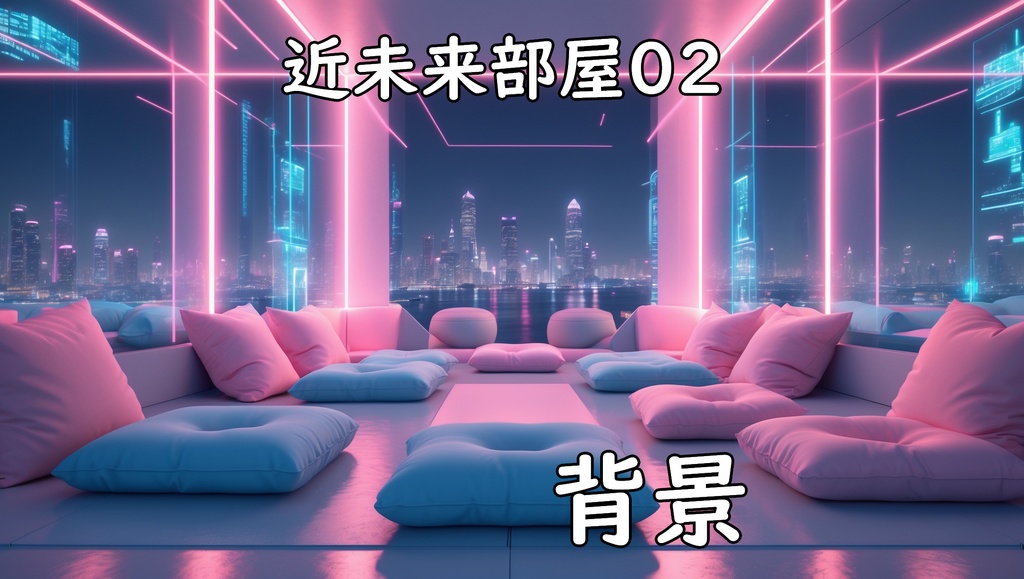 【近未来部屋02背景】10枚セット