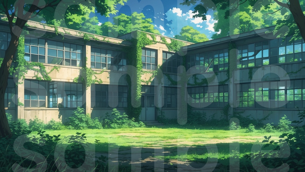 【廃墟背景】30枚セット