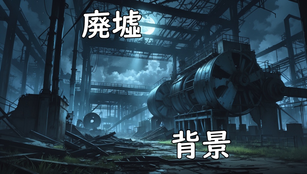 【廃墟背景】30枚セット