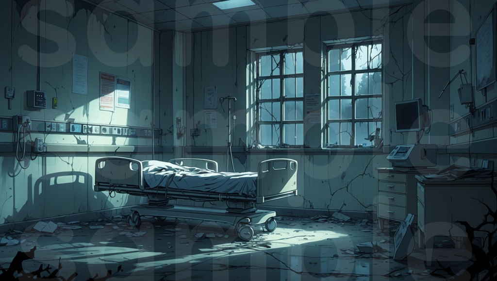 【廃墟背景】30枚セット