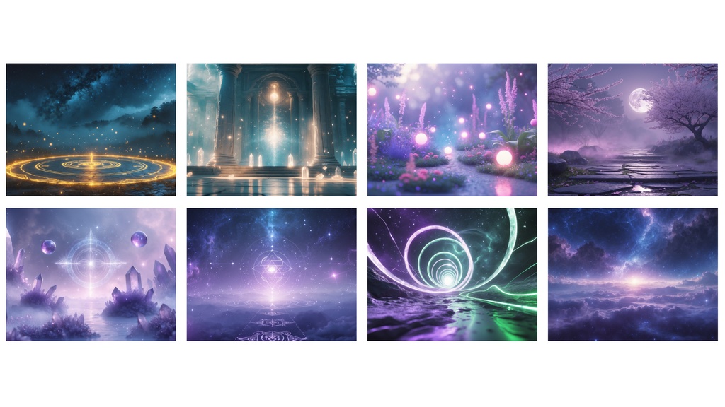 【スピリチュアル背景】20枚セット