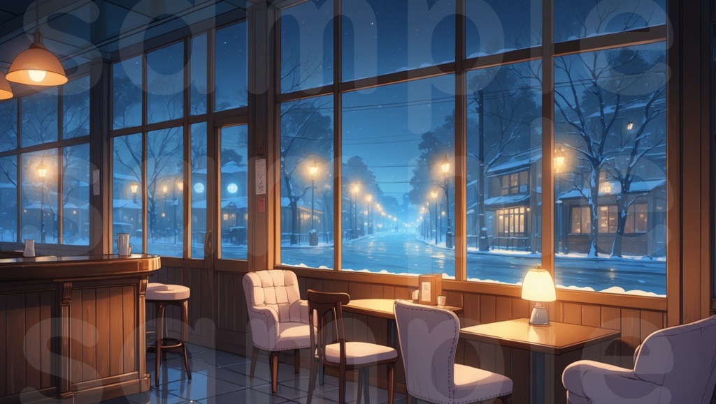 【雪景色背景】10枚セット