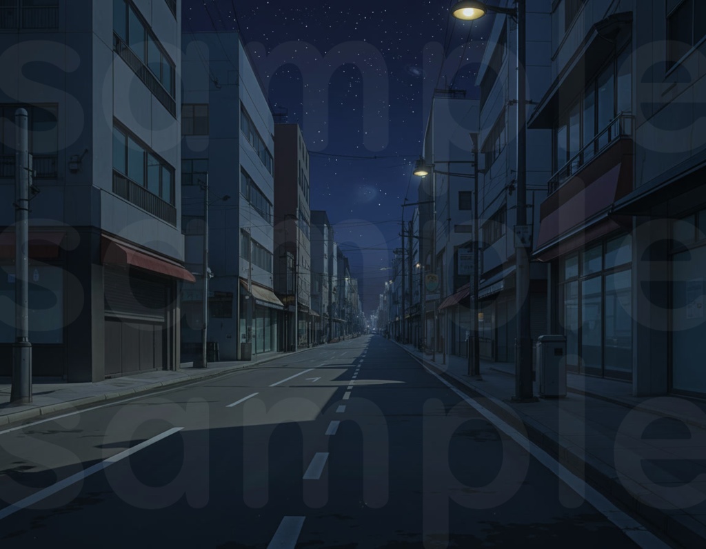 【ストリート(街)・背景差分セット】差分6枚セット