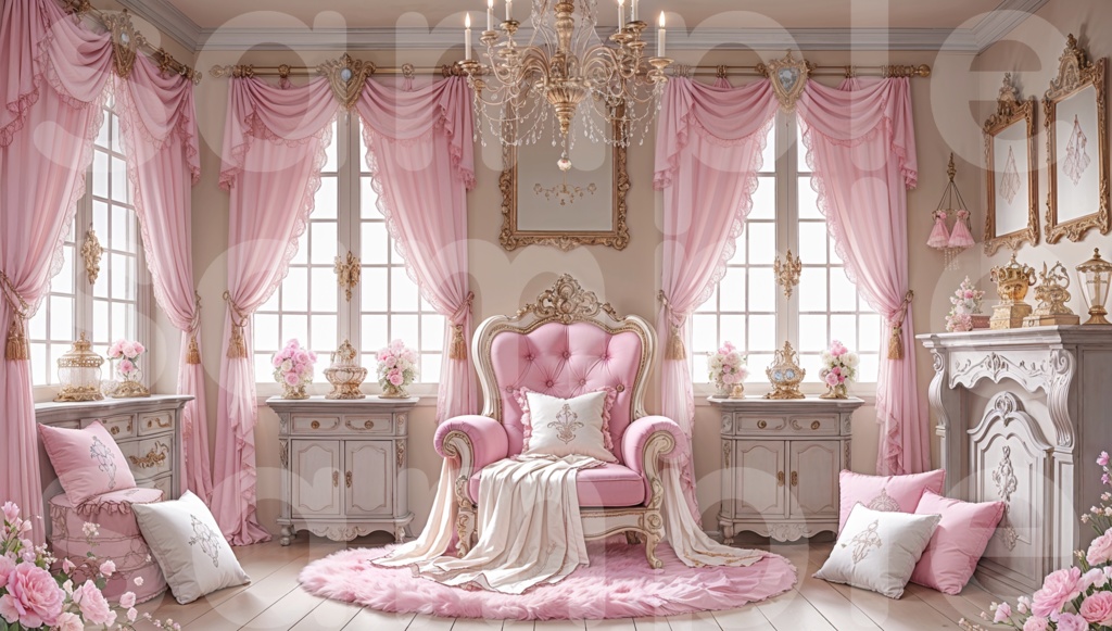 【ゴシックルーム02背景】30枚セット