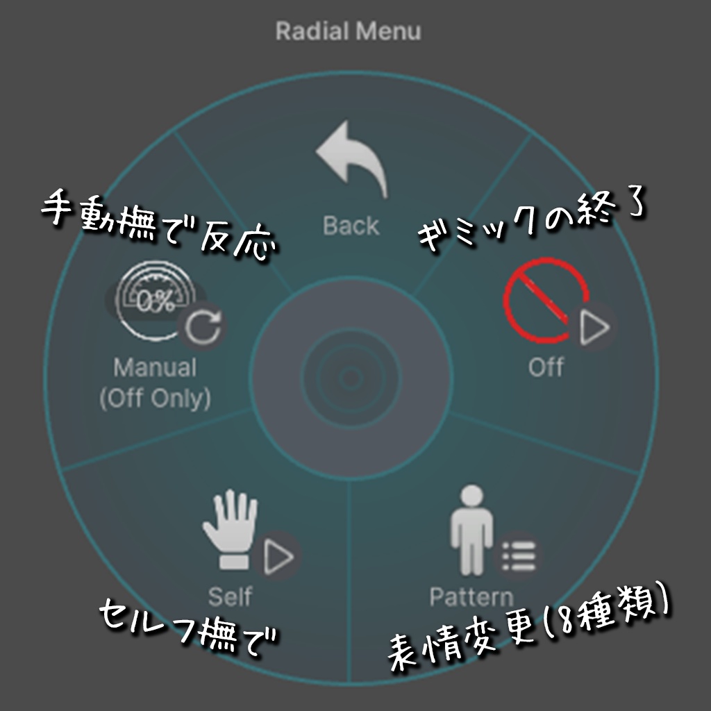 【VRChat用】撫でられギミック