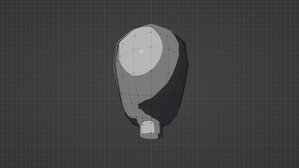 ローポリ美少女ヘッド