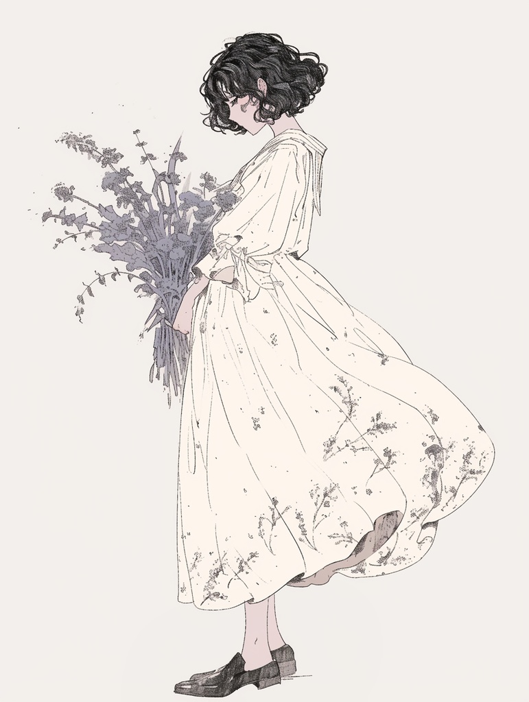 ワンコイン!おまかせアイコンイラスト 1枚 男女選択可