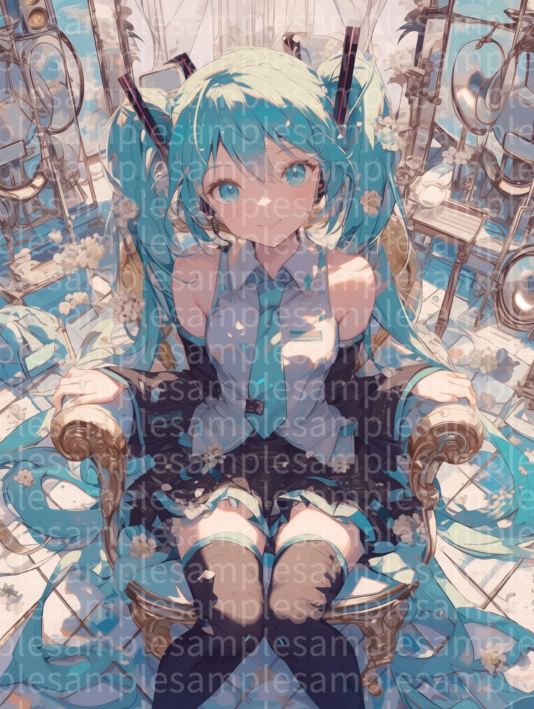 初音ミク イラスト10枚セット 高画質イラスト&アイコン