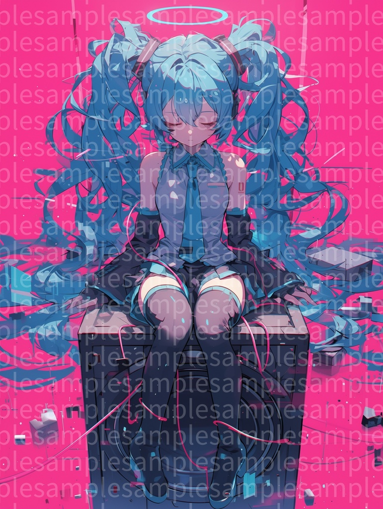 初音ミク イラスト10枚セット 高画質イラスト&アイコン