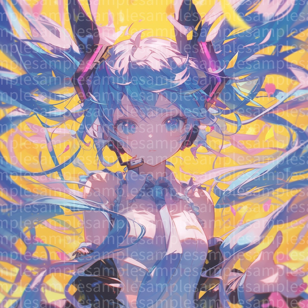 初音ミク イラスト10枚セット 高画質イラスト&アイコン