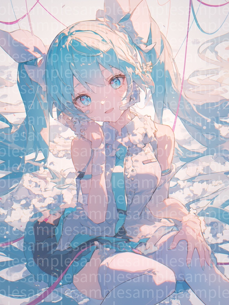初音ミク イラスト10枚セット 高画質イラスト&アイコン