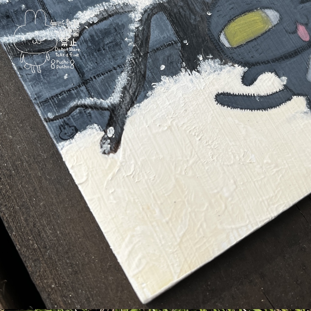 『雪、こんこん』原画