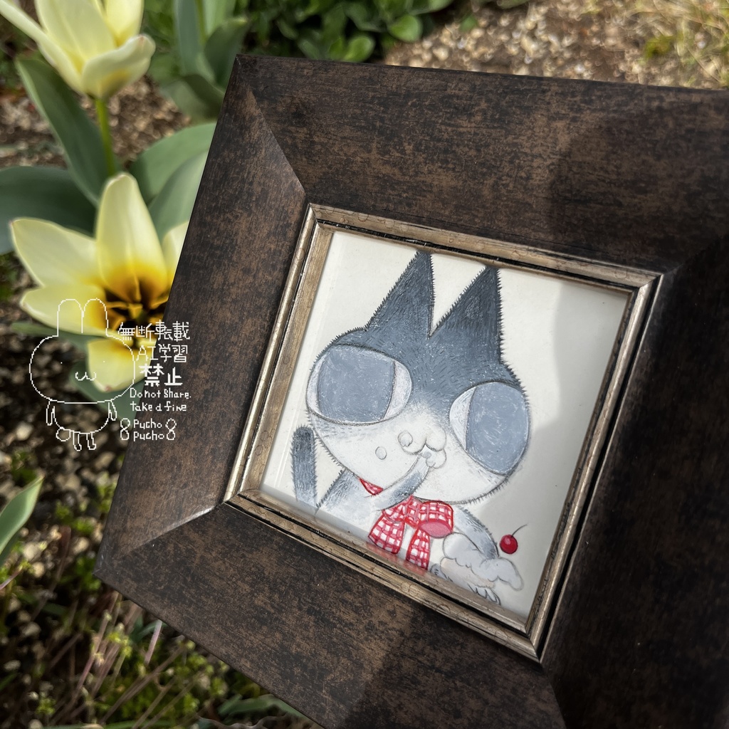 『ケーキ 食べちゃお』原画