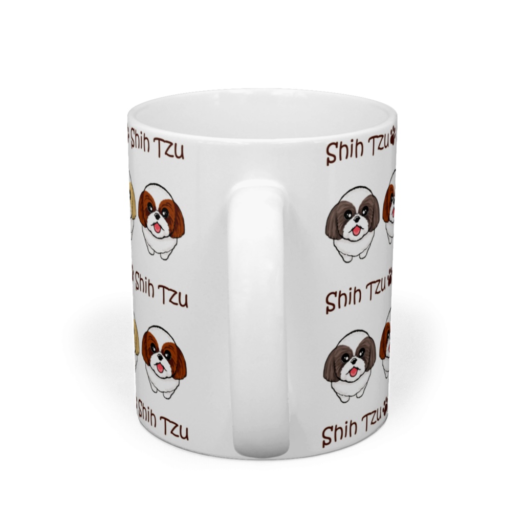 シーズー 横ラインマグカップ ABCDOGS