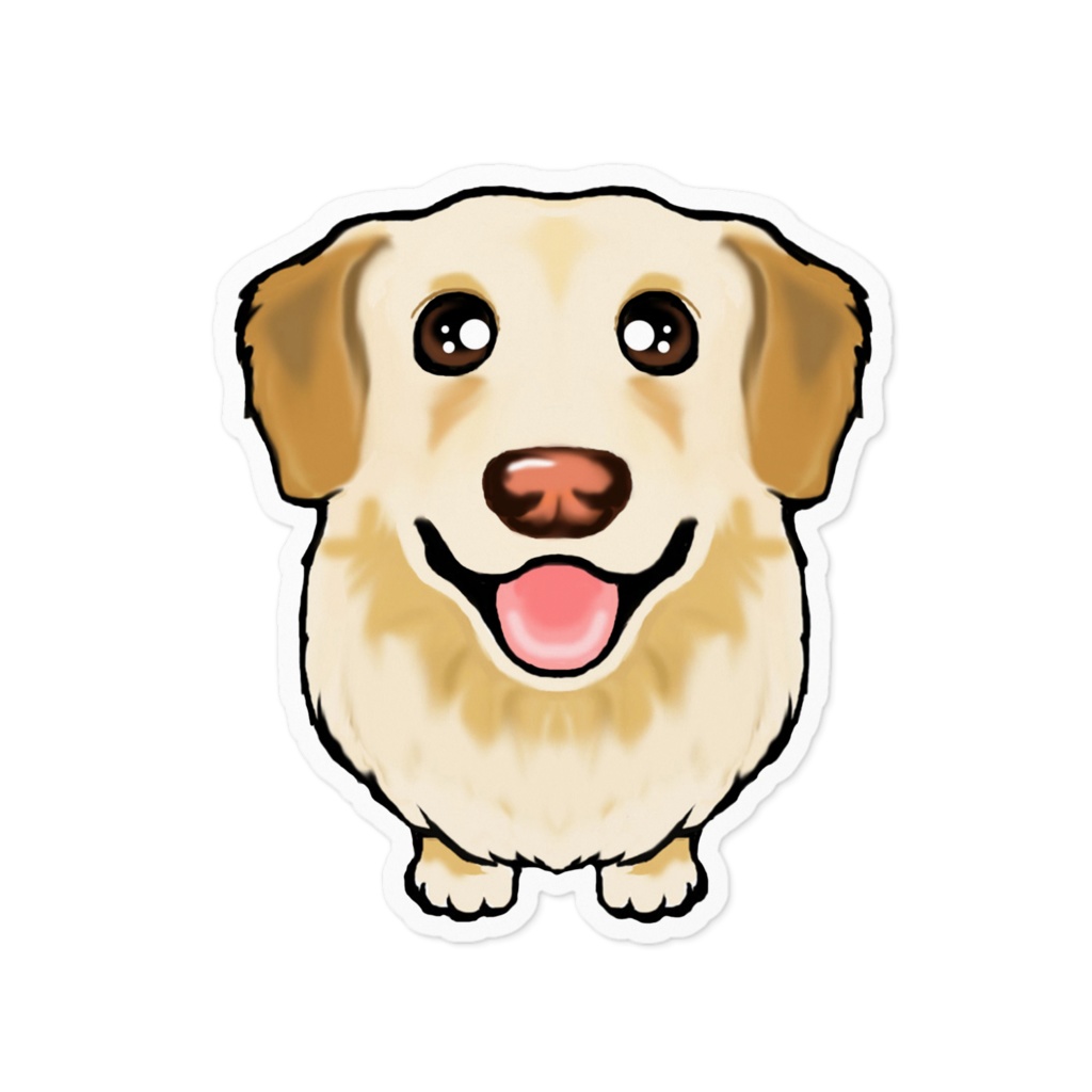 しろうさん　ステッカー　ABCDOGS