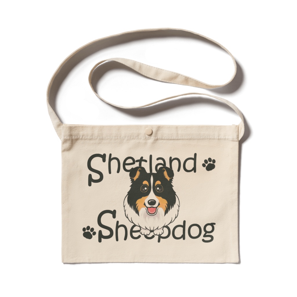 シェルティ(トライカラー) サコッシュ ABCDOGS