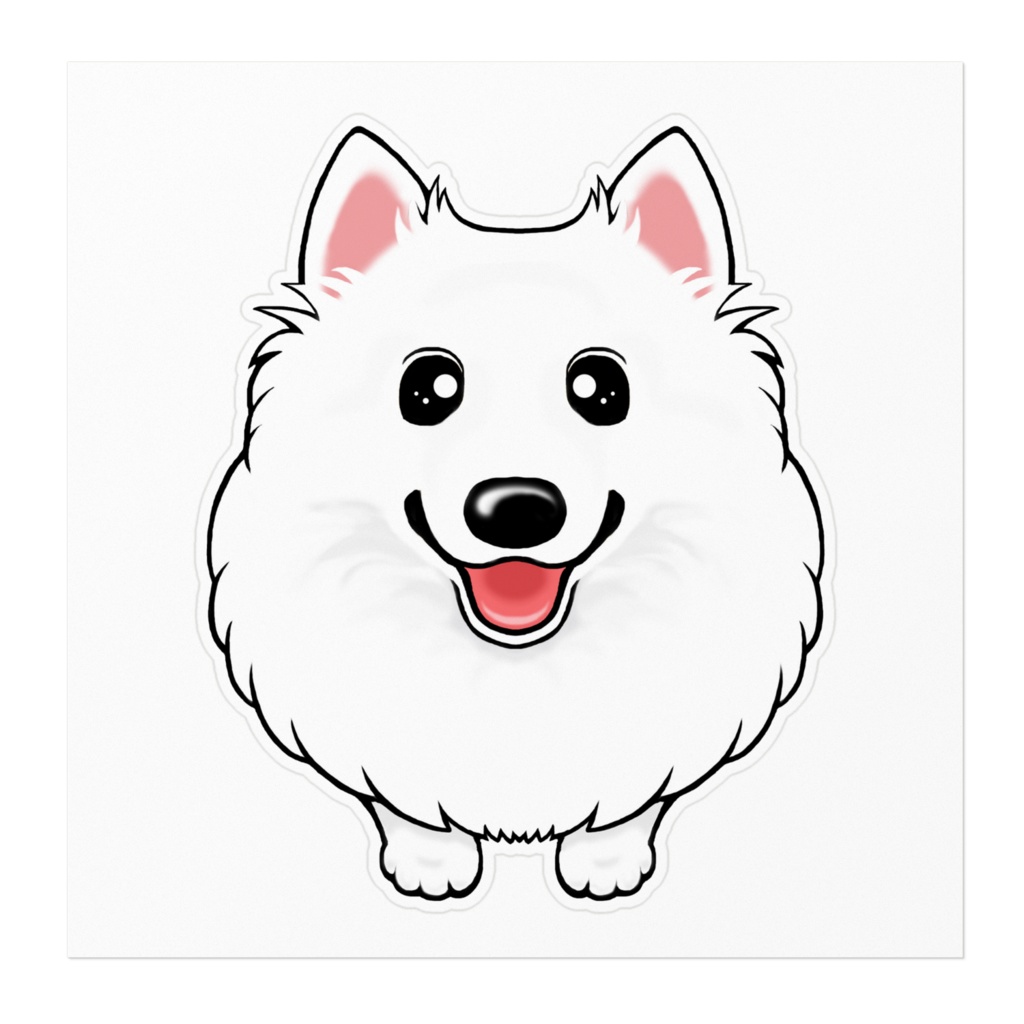 サモエド ステッカー ABCDOGS