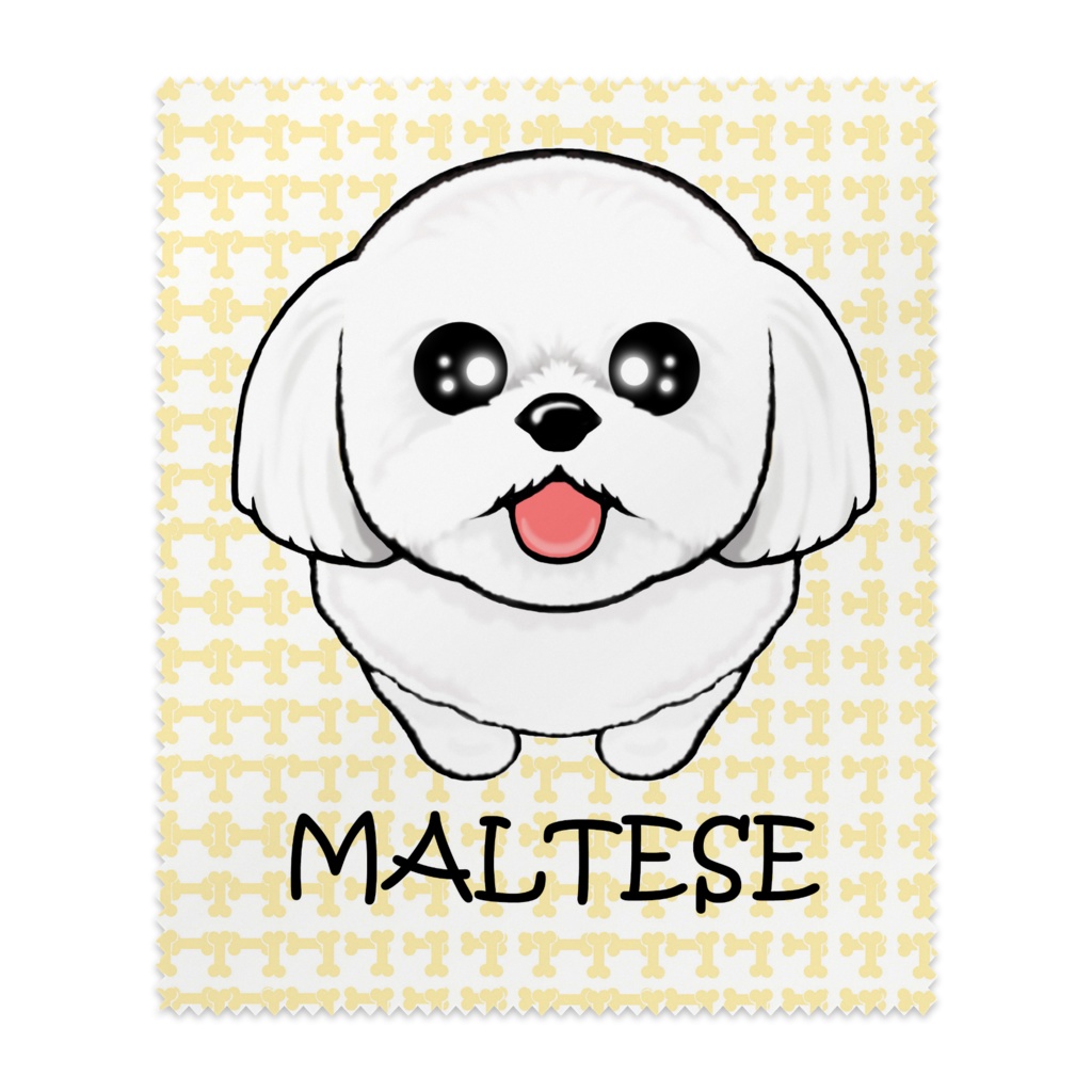 マルチーズ めがね拭き ABCDOGS