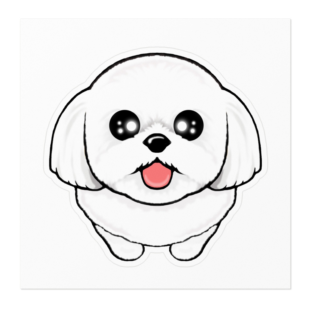 マルチーズ ステッカー ABCDOGS