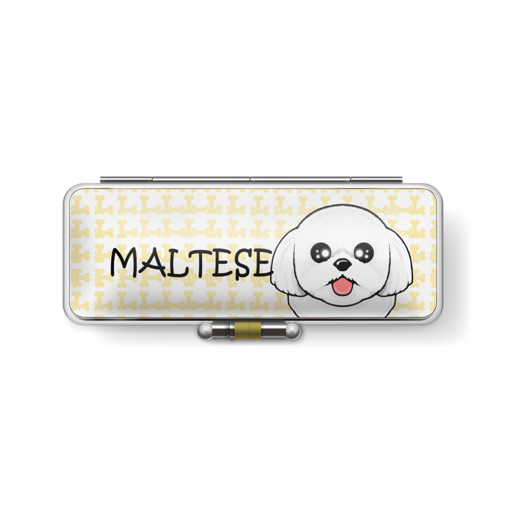 マルチーズ 印鑑ケース ABCDOGS