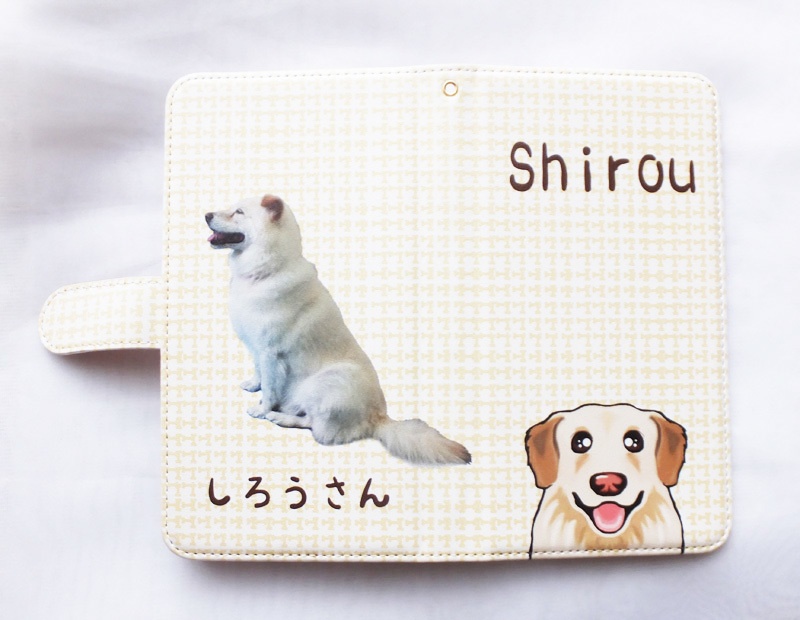 手帳型スマホケース(試作品) ABCDOGS