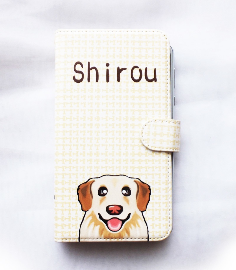 手帳型スマホケース(試作品) ABCDOGS