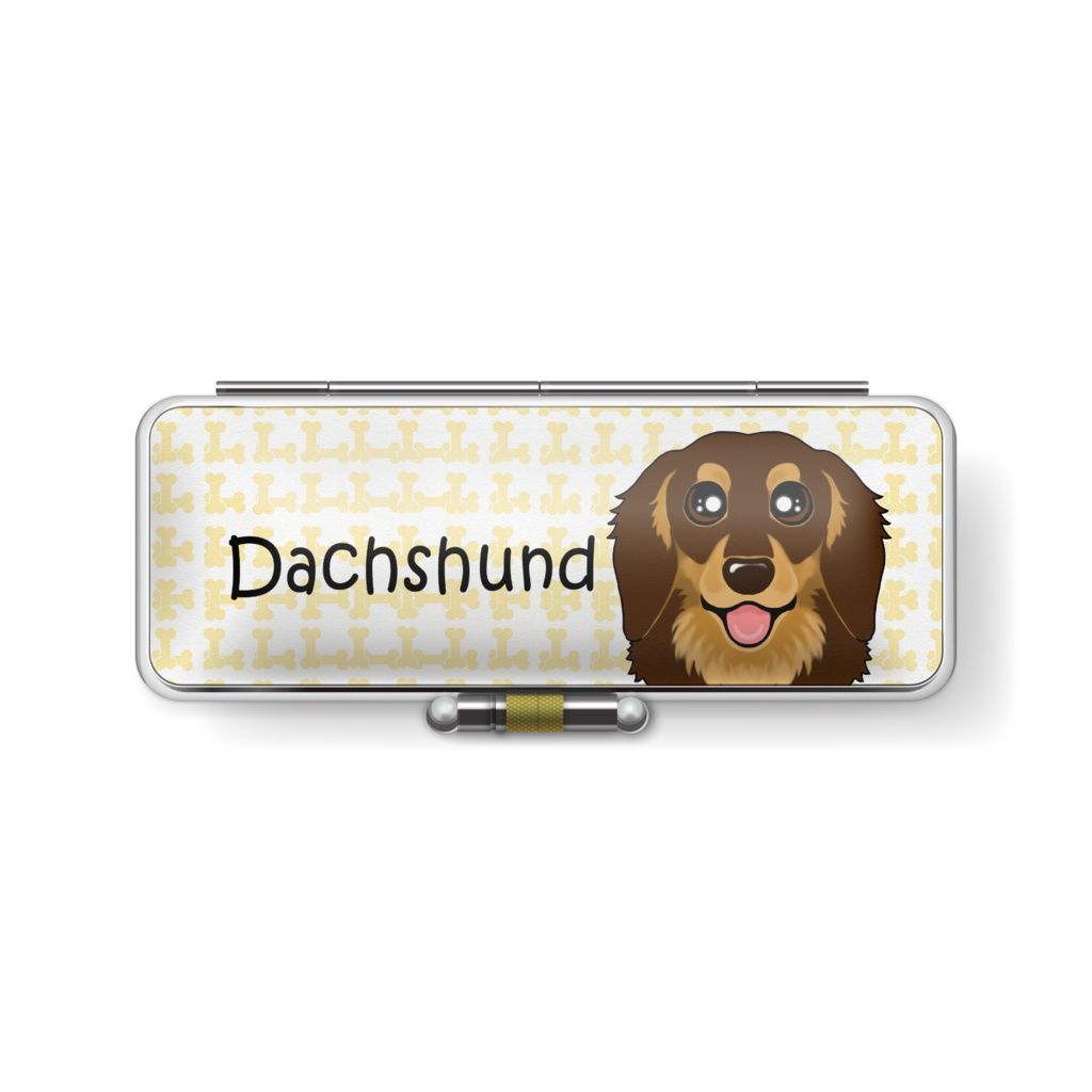 ダックスフンド(チョコタン) 印鑑ケース ABCDOGS
