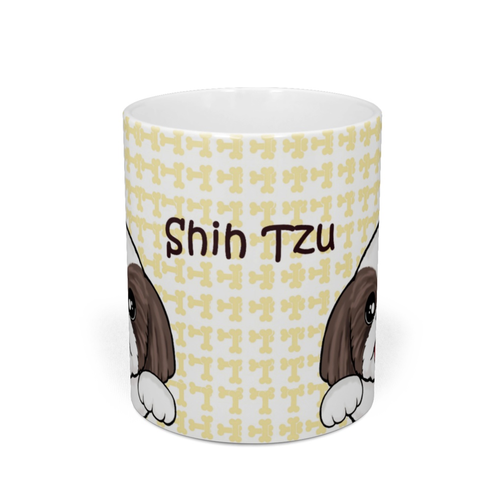 シー・ズー(お手々のグレー) マグカップ ABCDOGS