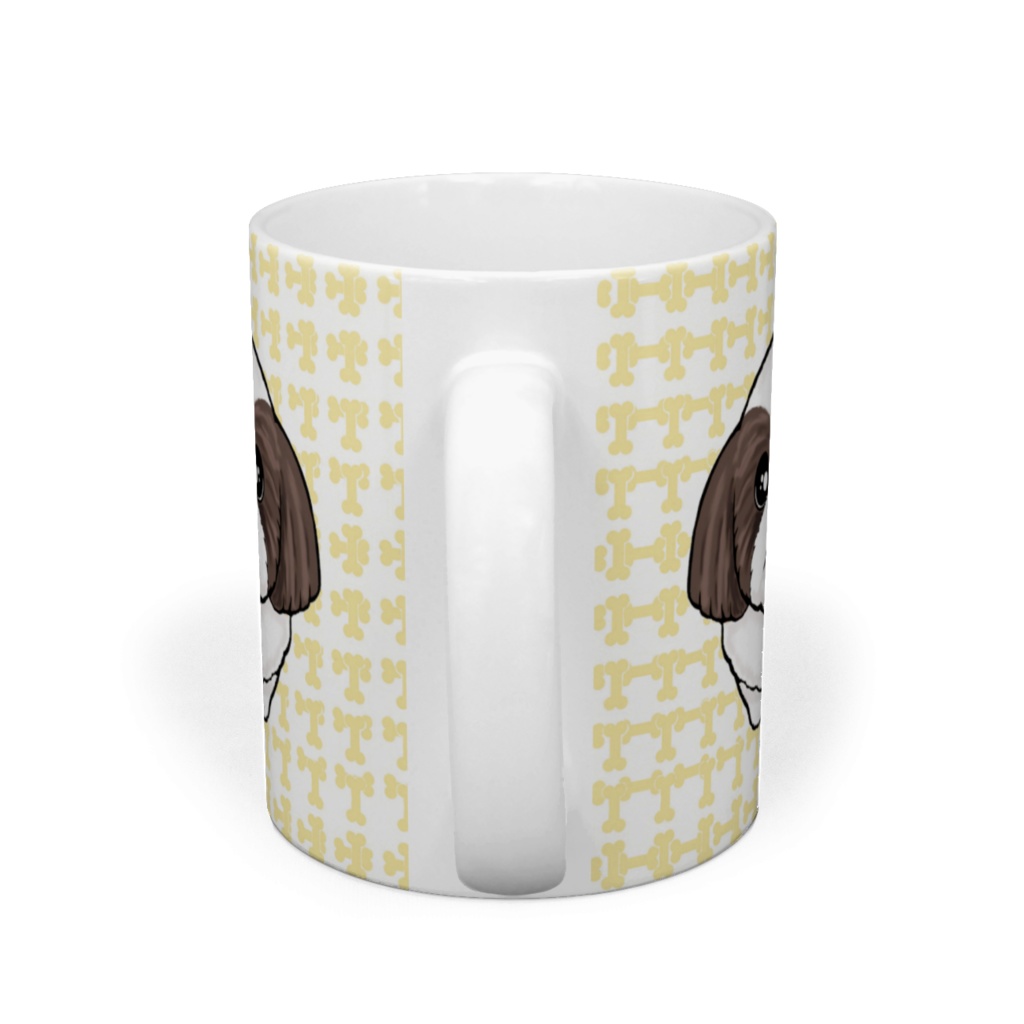 シー・ズー(まじめ顔のグレー) マグカップ ABCDOGS