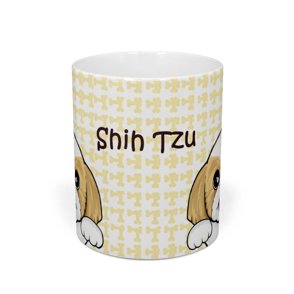 シー・ズー(お手々&薄茶) マグカップ ABCDOGS