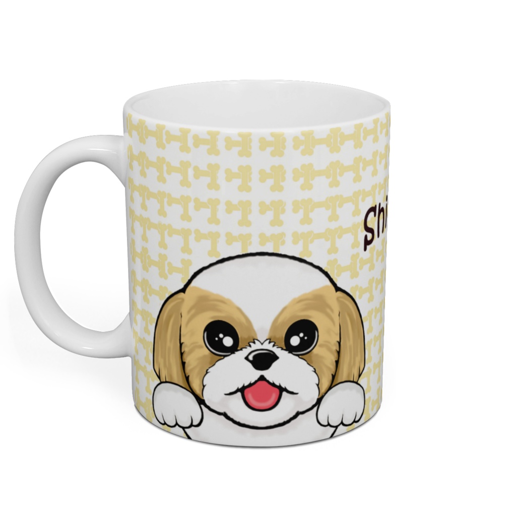 シー・ズー(お手々&薄茶) マグカップ ABCDOGS