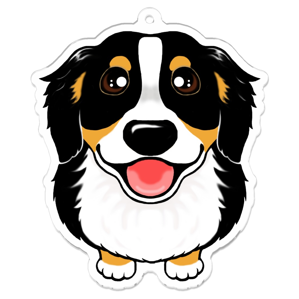 バーニーズマウンテンドッグ アクリルキーホルダー【M】 ABCDOGS