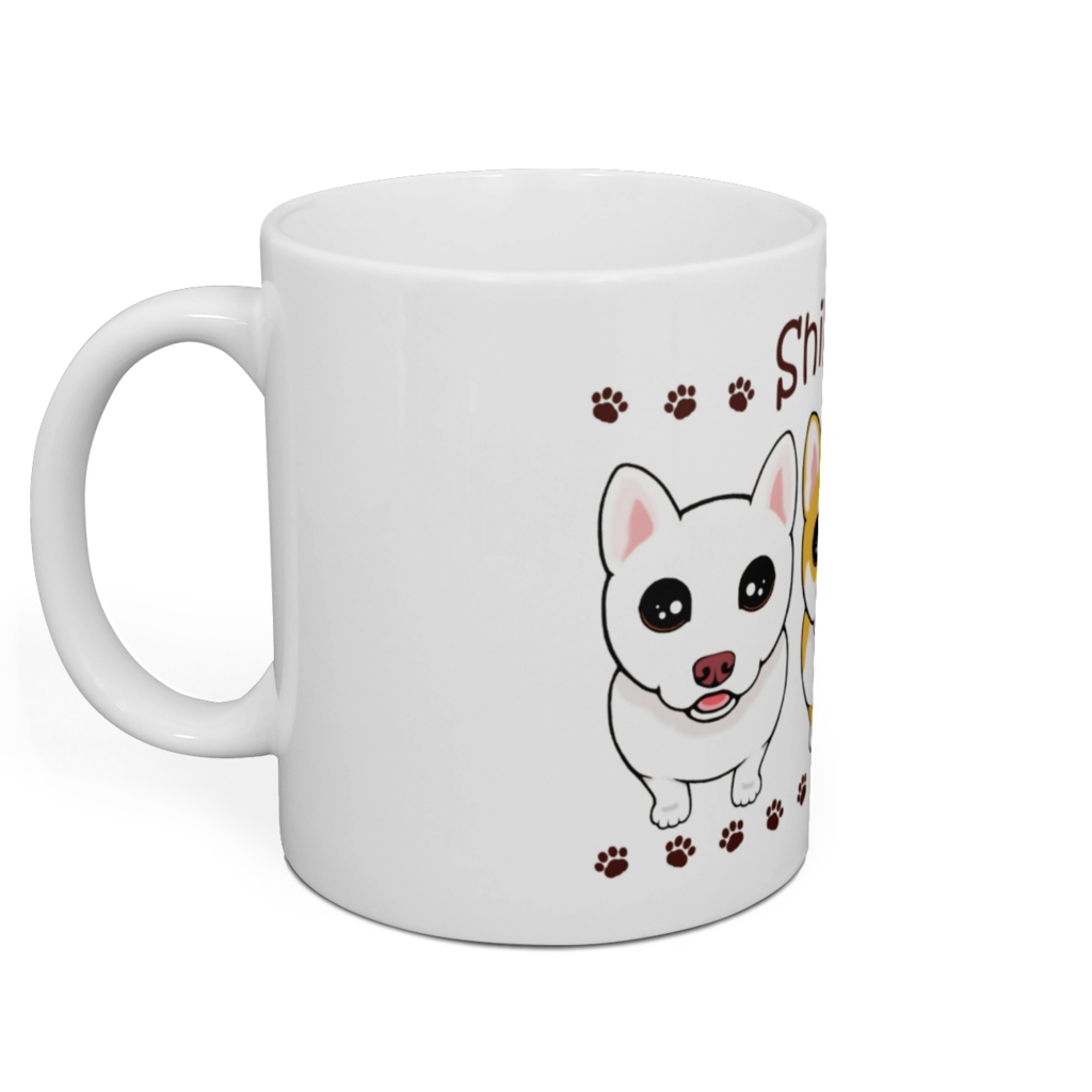 柴犬 3カラー マグカップ ABCDOGS