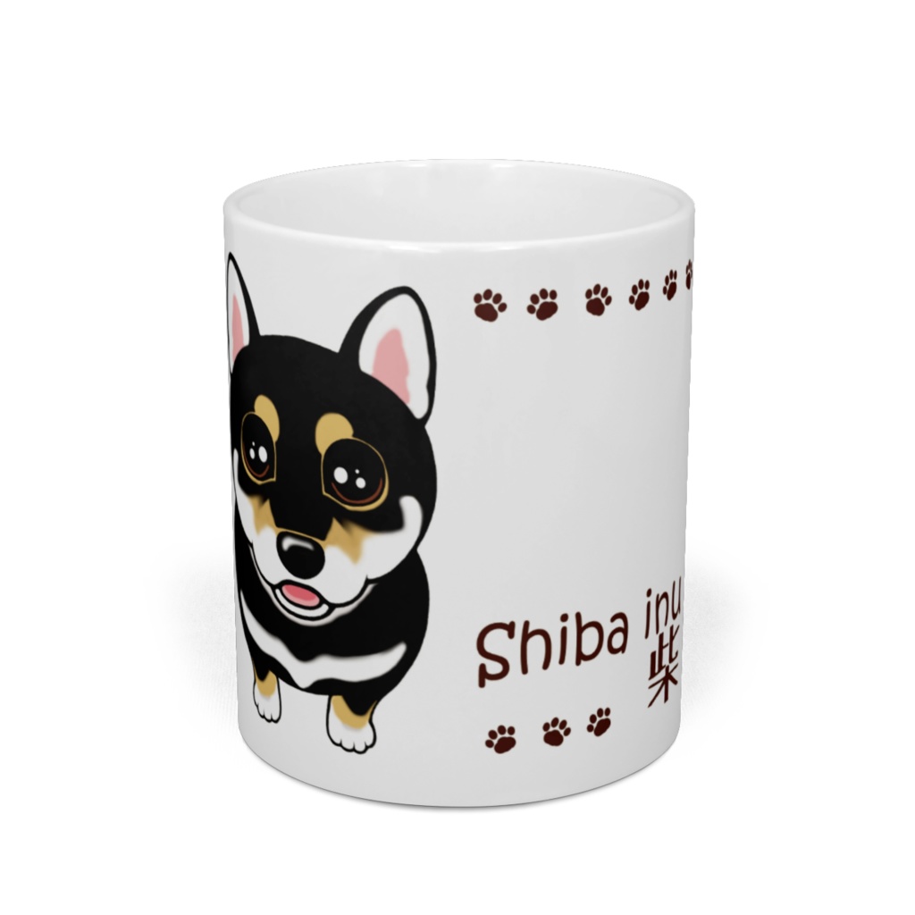 柴犬(黒柴) マグカップ ABCDOGS