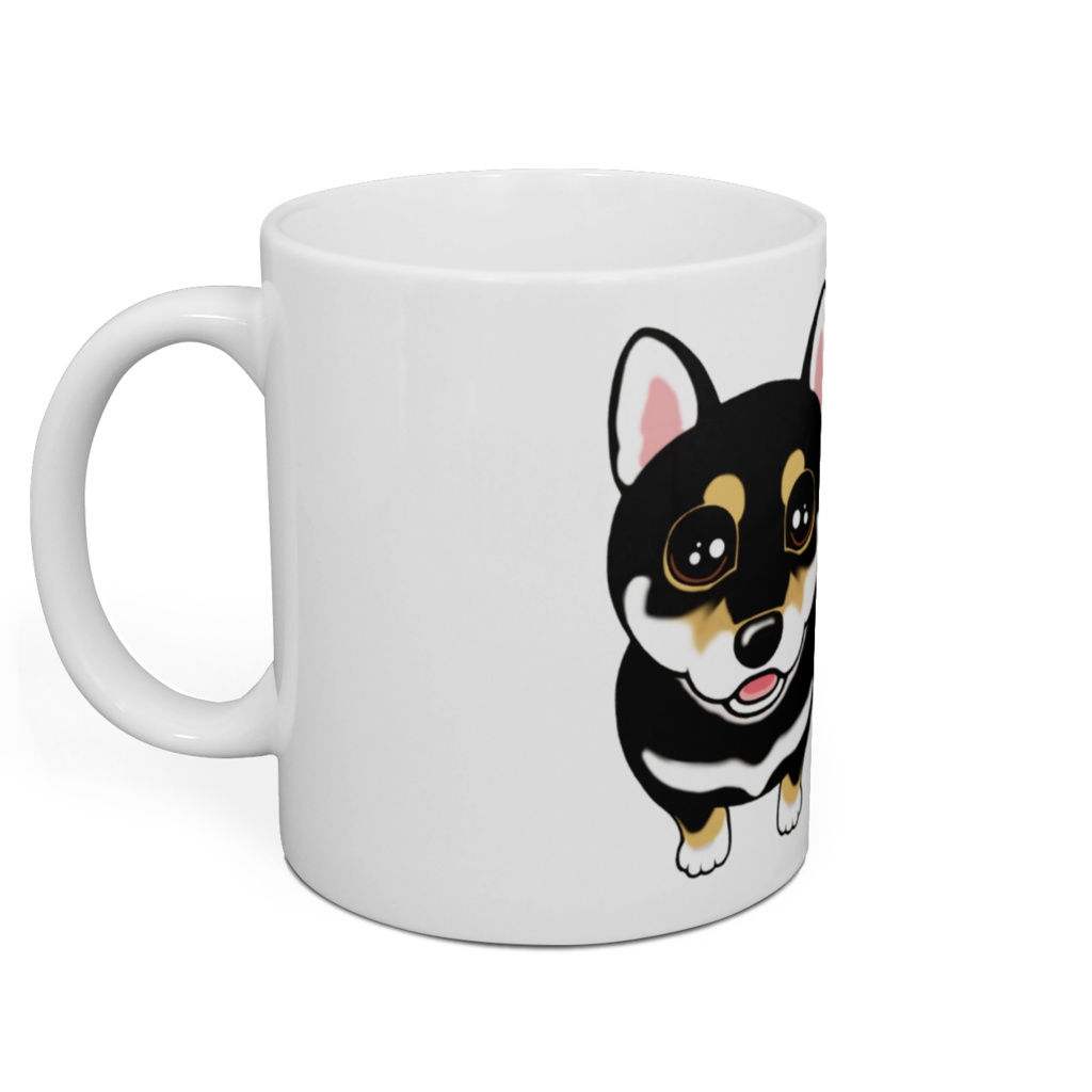 柴犬(黒柴) マグカップ ABCDOGS