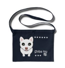 柴犬(白柴) サコッシュ☆4カラー ABCDOGS