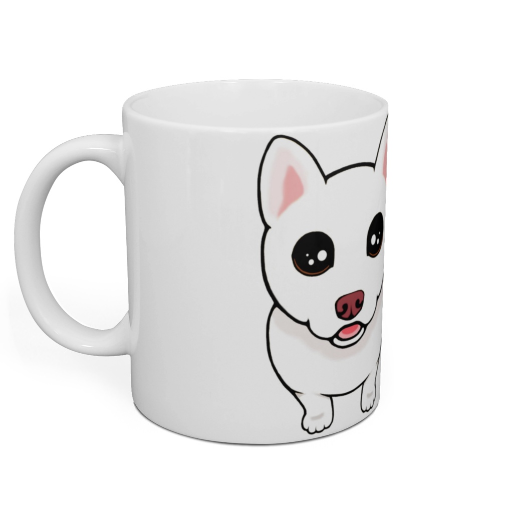 柴犬(白柴) マグカップ ABCDOGS