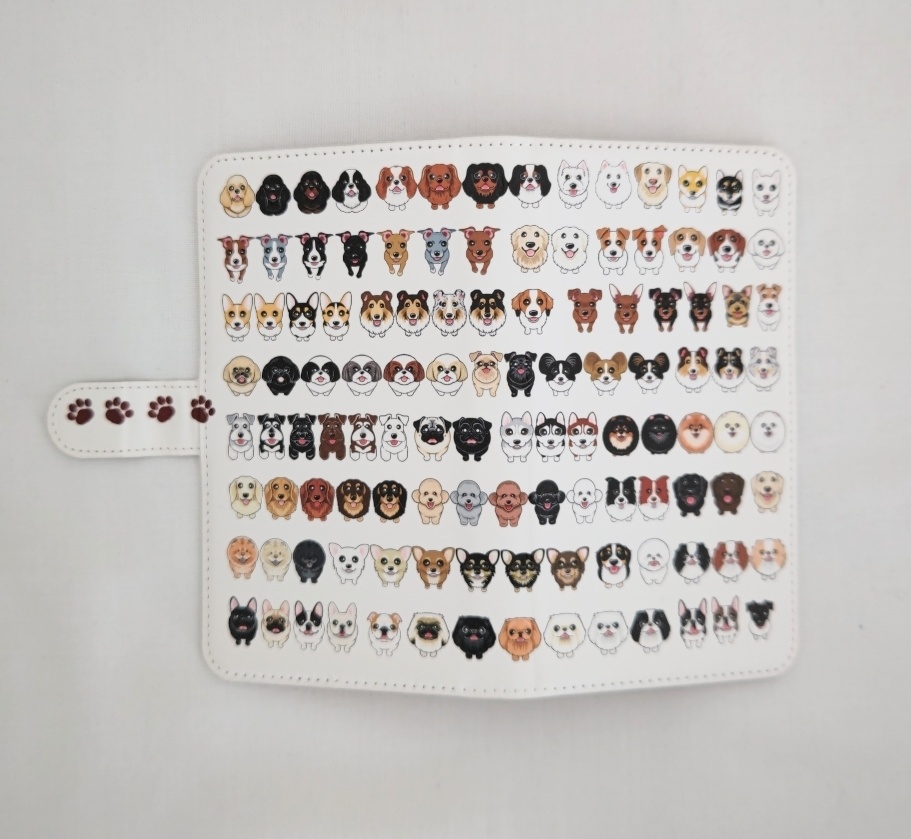 AllDogs手帳型Androidケース L ストラップ穴無し