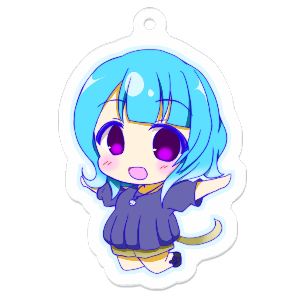【雨傘みずみ】アクリルキーホルダー
