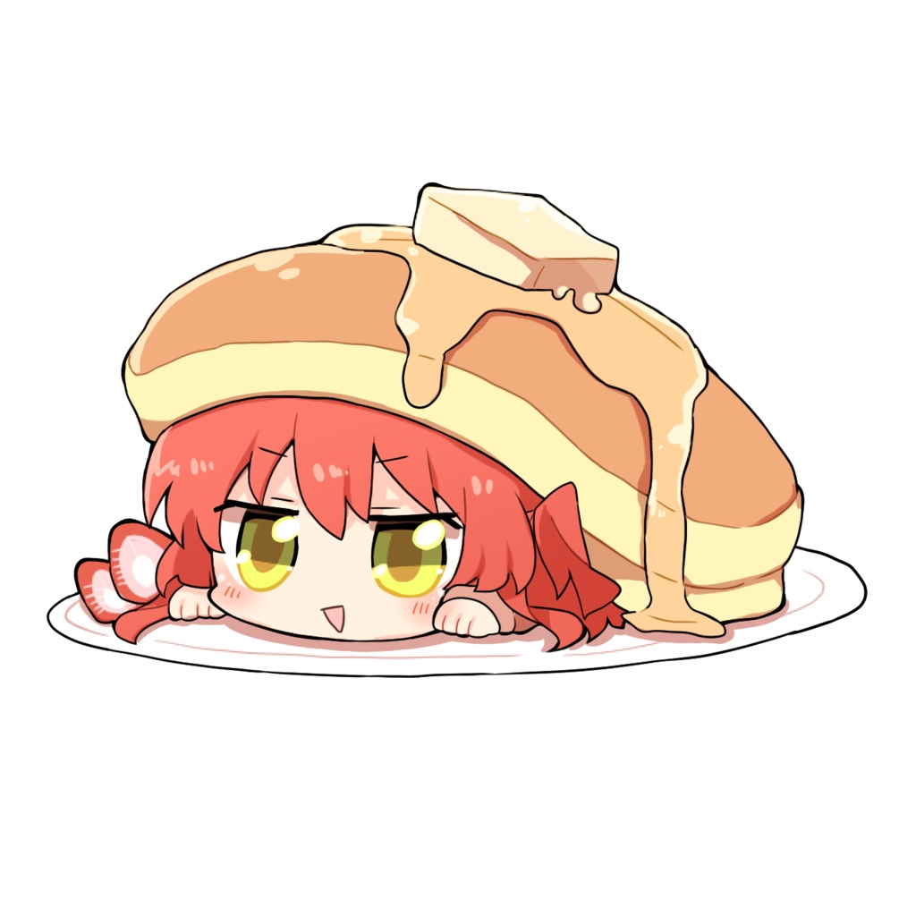 パンケーキいくよアクリルキーホルダー